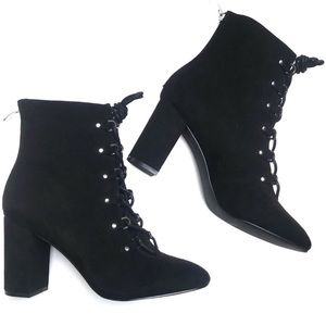 🎈FIRM🎈14th & Union 7.5 Black Faux Suede Boots